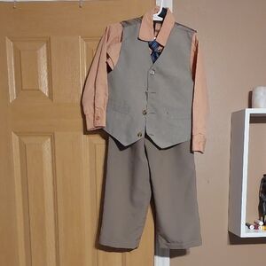 Mark Jason Tan and Blue Boys' Suit Set